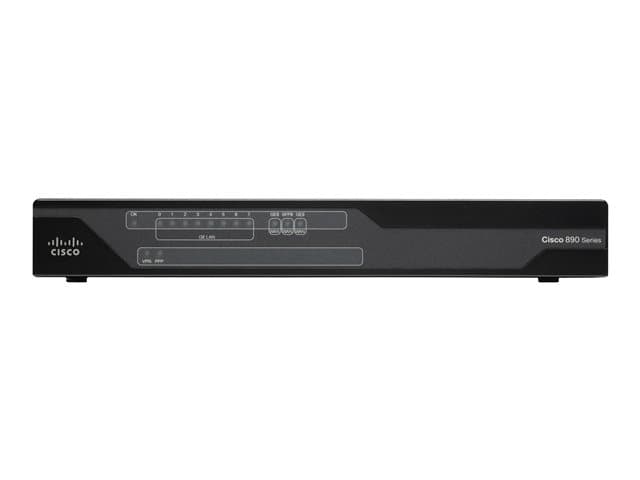 Cisco 891F - Router - ISDN/Mdm - 8-ports-switch - GigE - rackmonterbar