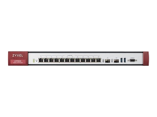 Zyxel ZyWALL ATP800 - Säkerhetsfunktion - 12 portar - GigE - H.323, SIP - 1U - kan monteras i rack