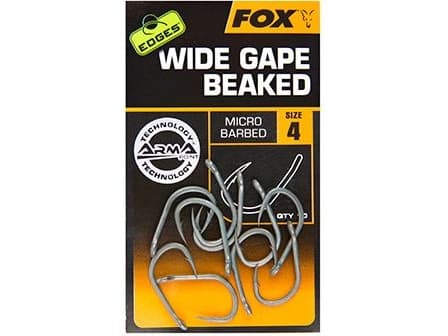 FOX Edges Armapoint Wide Gape beaked roz. 8B (CHK189)