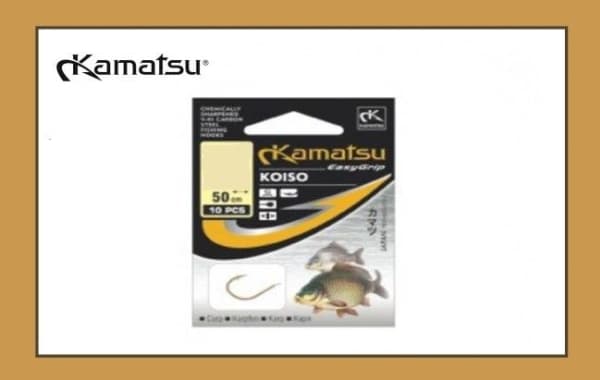 Kamatsu Hooks with Koiso 2 leader 50cm 0.22mm