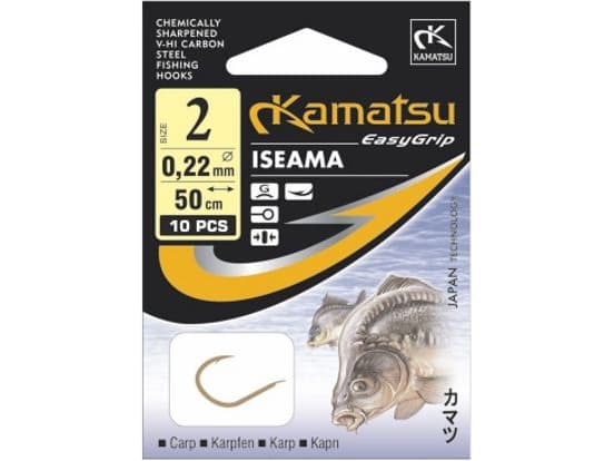 Kamatsu Hooks with Iseam hooks s. 2 10 pcs. (521800302)