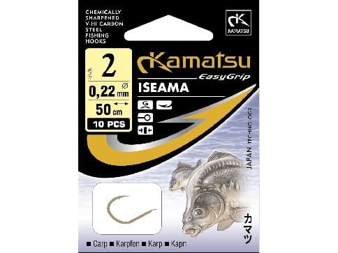 Kamatsu Hooks with Iseam hooks s. 2 10 pcs. (521810102)
