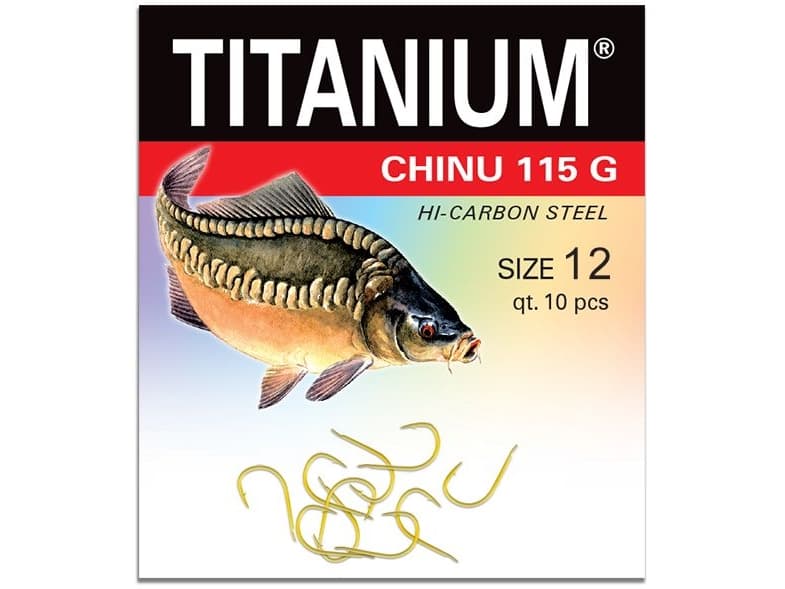 Robinson Hook Titanium Chinu s.12, 10pcs (02-P-115G-12)