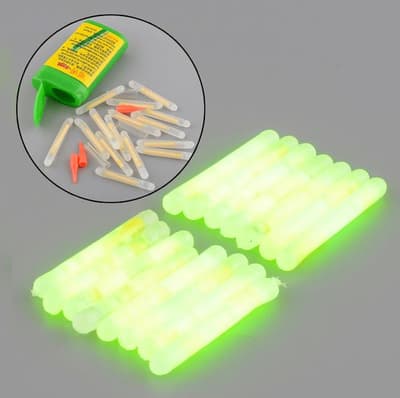 20-Pack Självlysande pinnar för fiske!