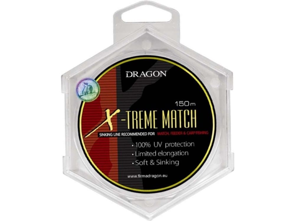 Dragon Fishing Line X-Treme Match black 0.30mm 150m 7.7kg