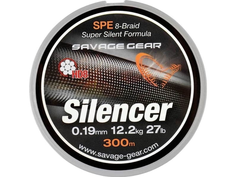 Savage Gear HD8 Silencer Braid 120m 0.15mm 20lbs 9kg Green (54809)