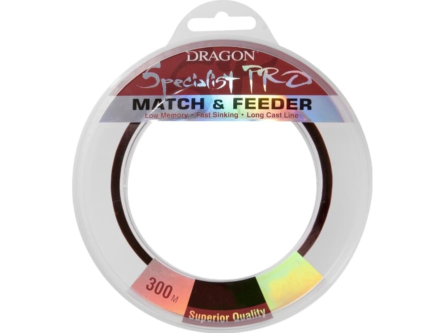 Dragon Fishing Line Specialist Pro Match & Feeder 300m 0.14mm 2.65kg
