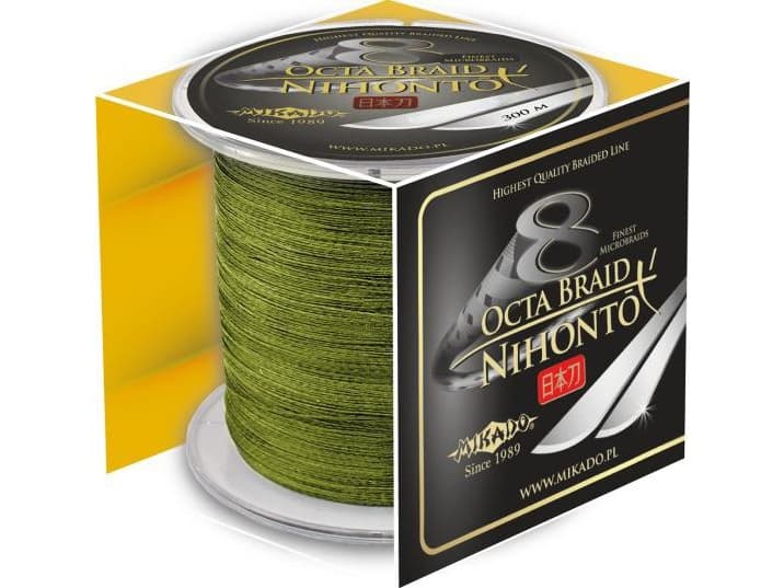 Mikado Braided Line Nihonto Octa Braid 0.40mm 300m Green (Z25G-040)