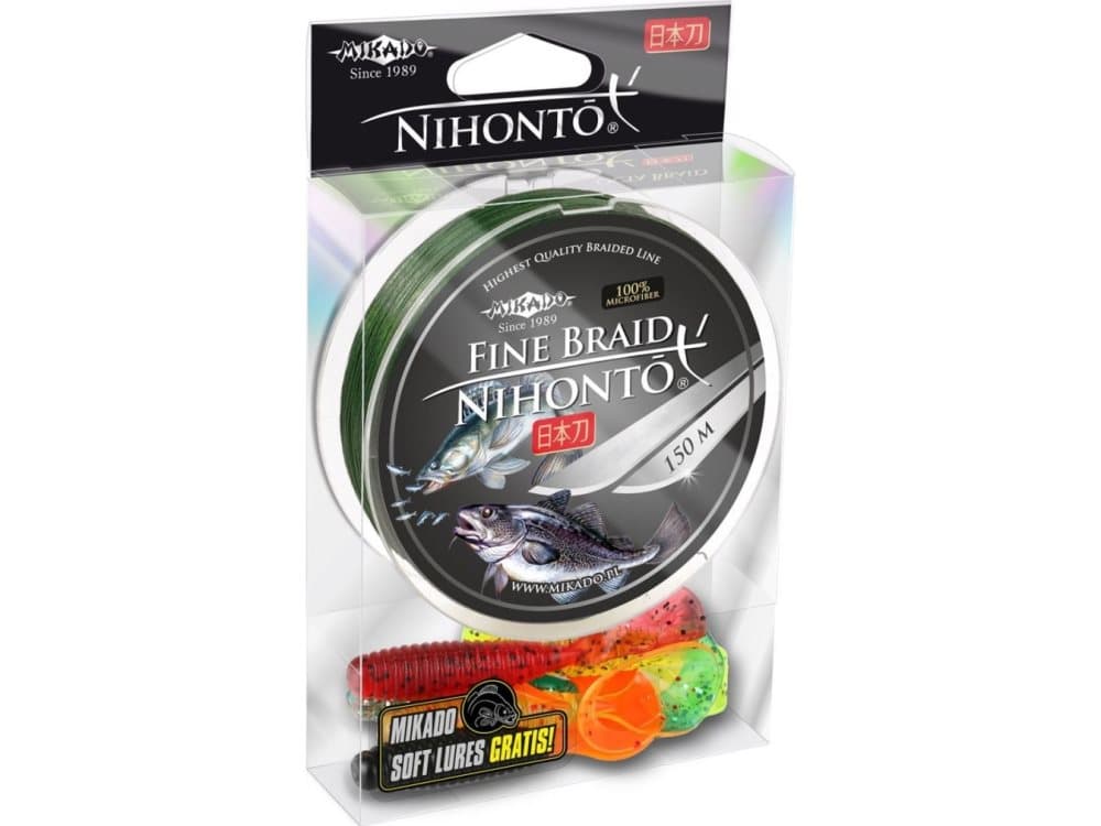 Mikado Braided Line Nihonto Fine Braid 0.30mm 150m Green (Z19G-030)