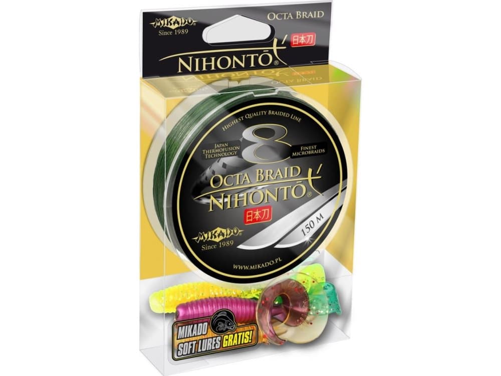 Mikado Braided Line Nihonto Octa Braid 0.45mm 150m Green (Z24G-045)