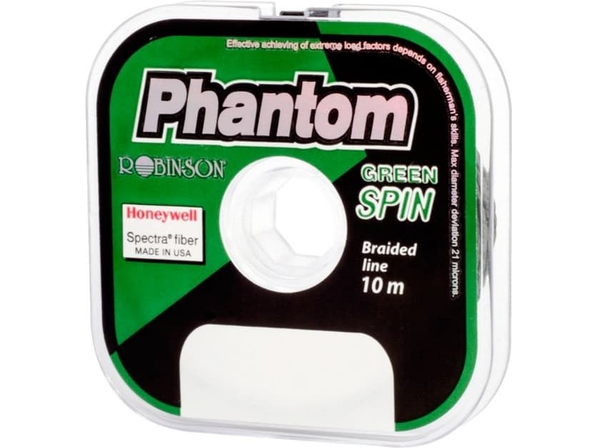 Robinson Braided Line Phantom Green Spin 0.12mm, 10m (56-PT-212)