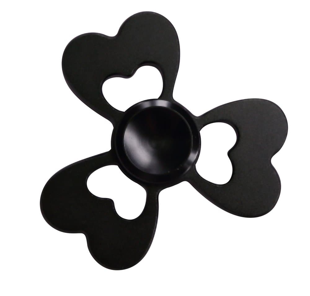 Fidget Spinner Lucky Aluminium Svart