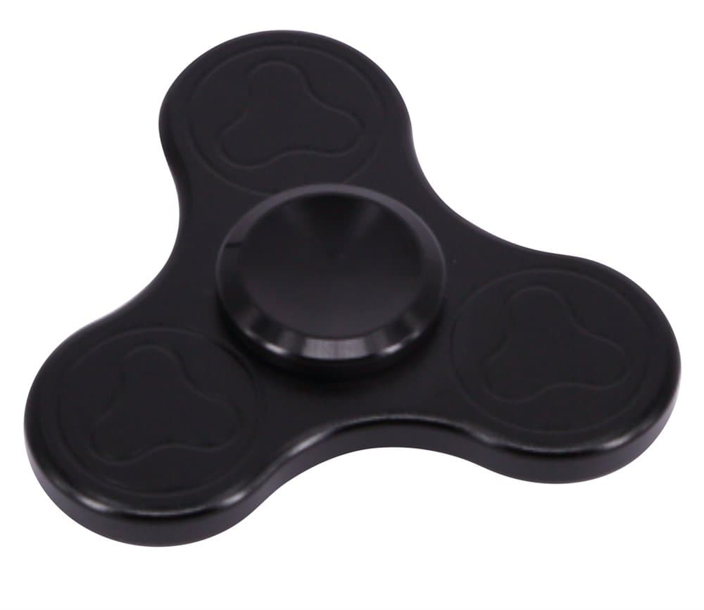 Fidget Spinner - Aluminium - Svart