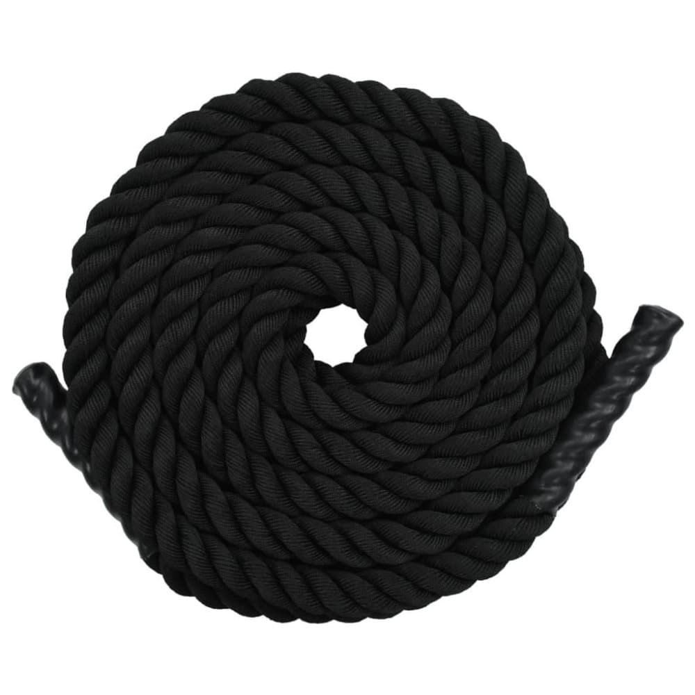 vidaXL Treningstau 15 m polyester svart