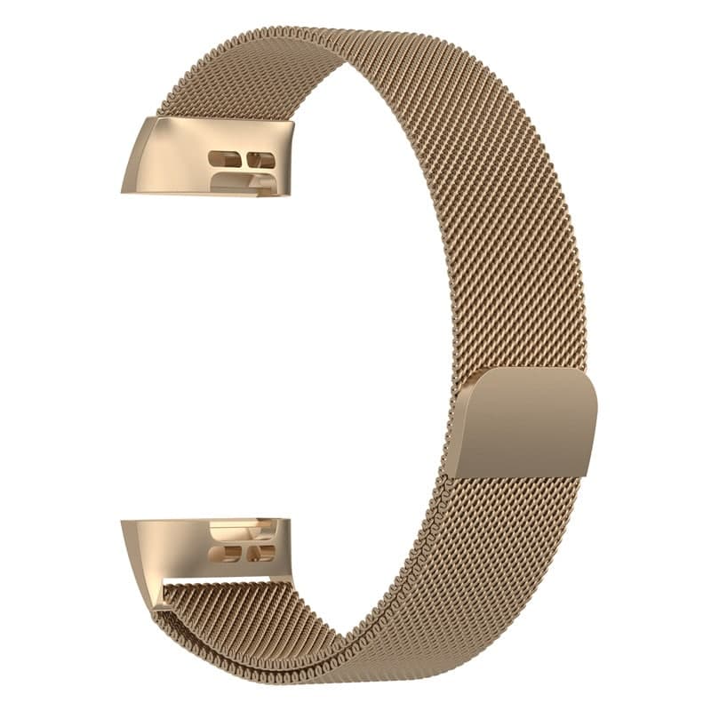Milanese loop armband kompatibelt med Fitbit Charge 3