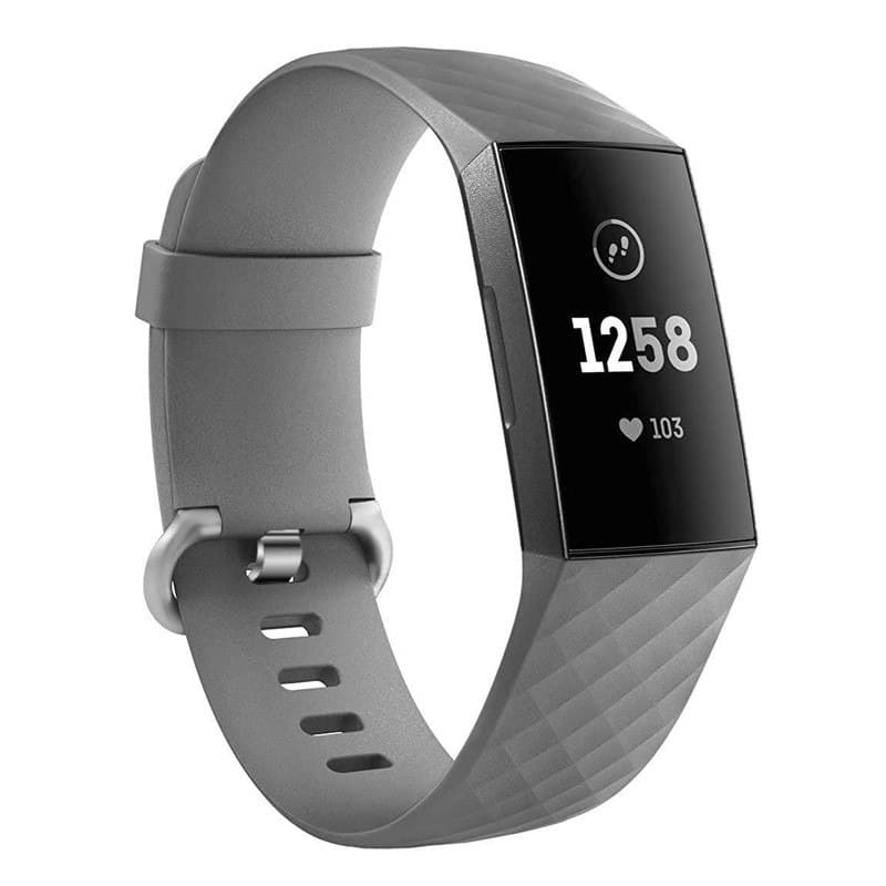 Silikonarmbånd kompatibelt med Fitbit Charge 3