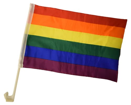 Bilflagg Pride 2-pakning