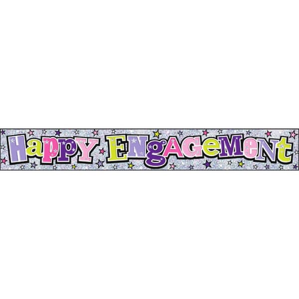 Simon Elvin Happy Engagement Foil Party Banner