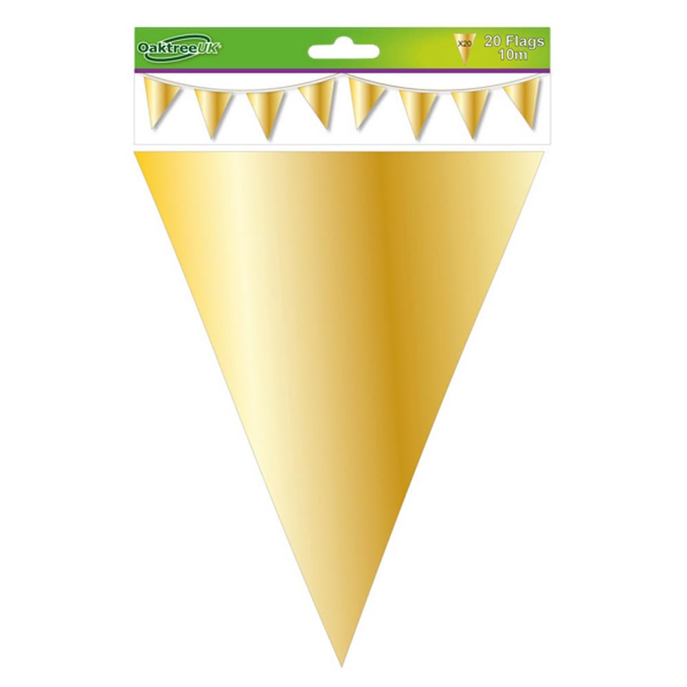 Oaktree Metallic Solid Colour Bunting