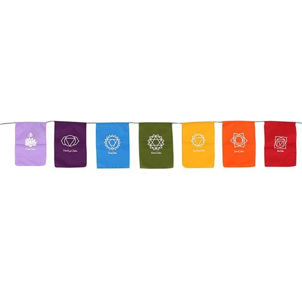 Something Different Chakra Symbol Square Rainbow Bunting