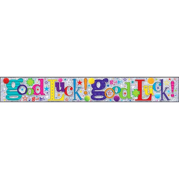 Simon Elvin Good Luck Foil Party Banner