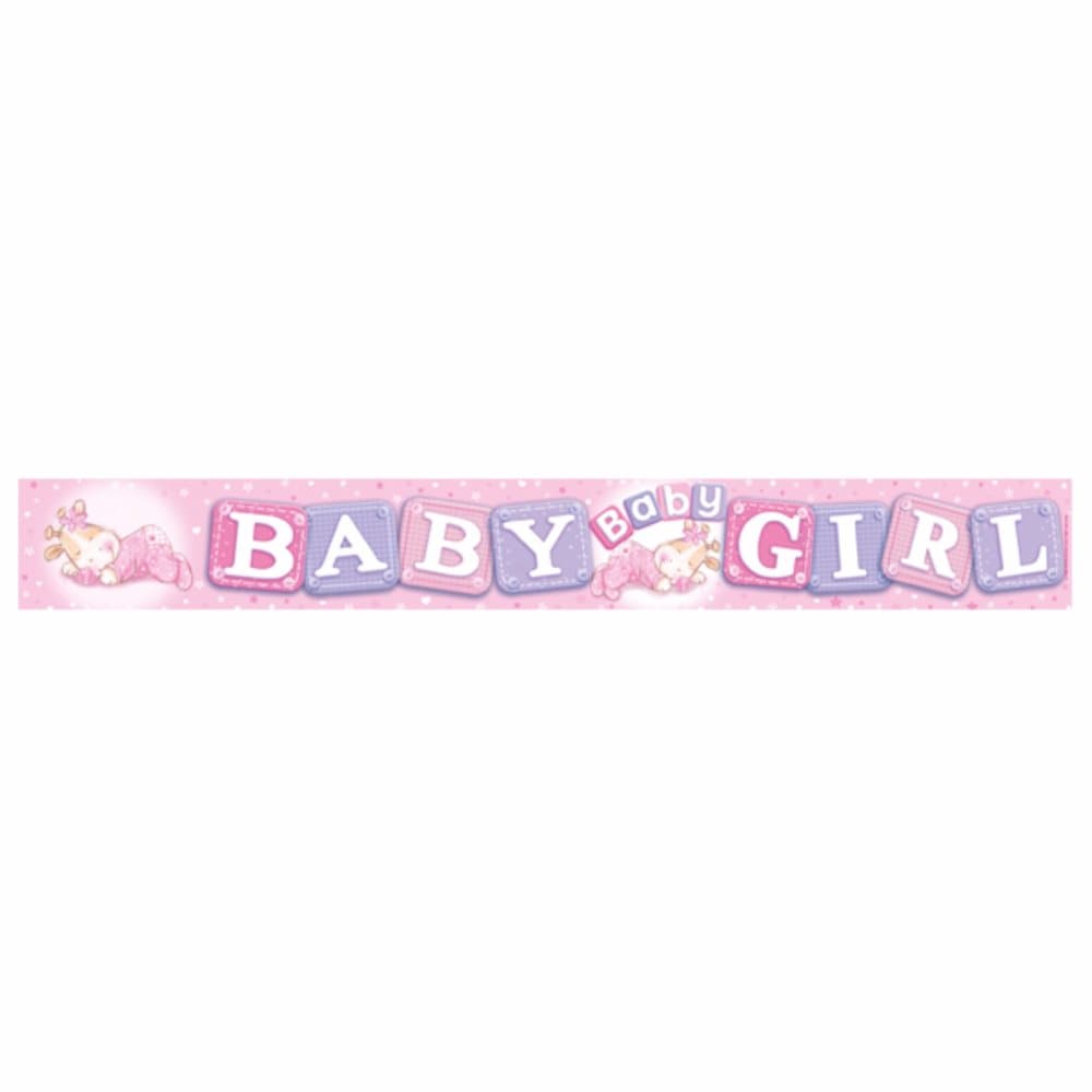 Expression Factory Baby Shower Holographic Foil Banner