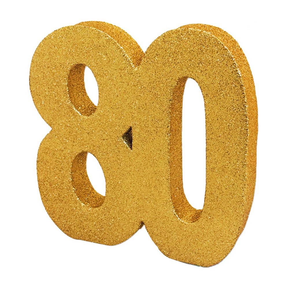 Creative Party Gold Glitter Number Table Decoration