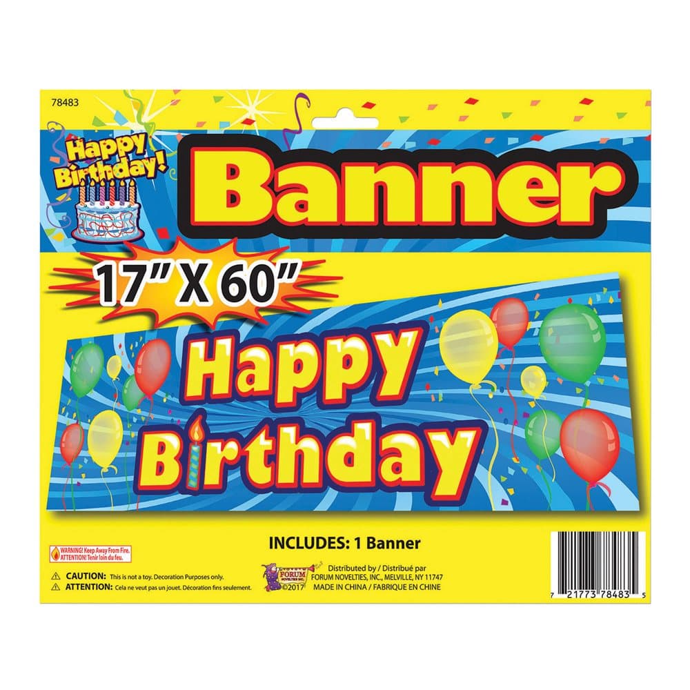 Bristol Novelty Birthday Banner