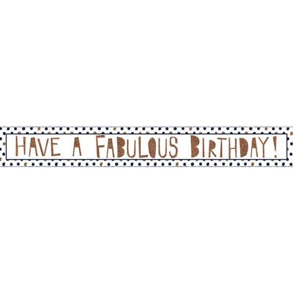 Simon Elvin Fabulous Birthday Foil Banner