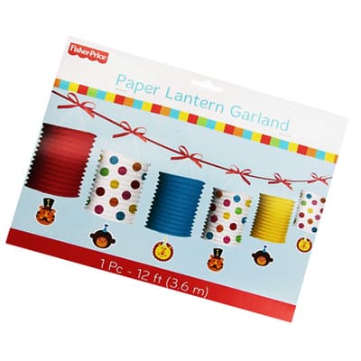 Fisher Price Paper Lantern Garland 12ft