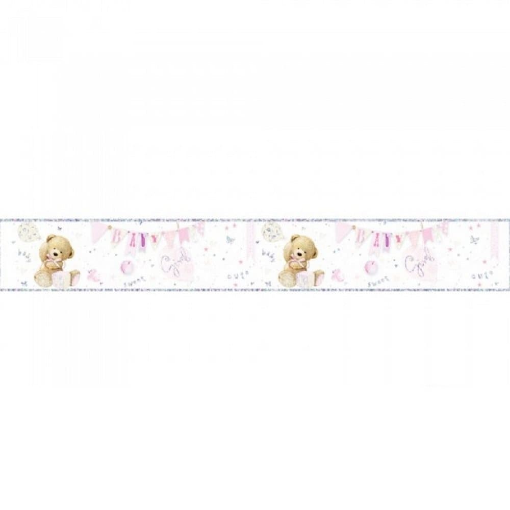 Simon Elvin Baby Girl Foil Banner (Pack of 6)
