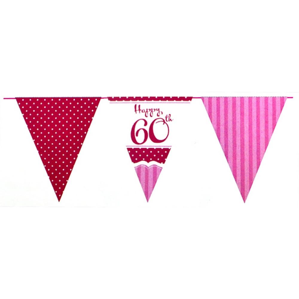 Creative Party Happy 60th Birthday Bunting
