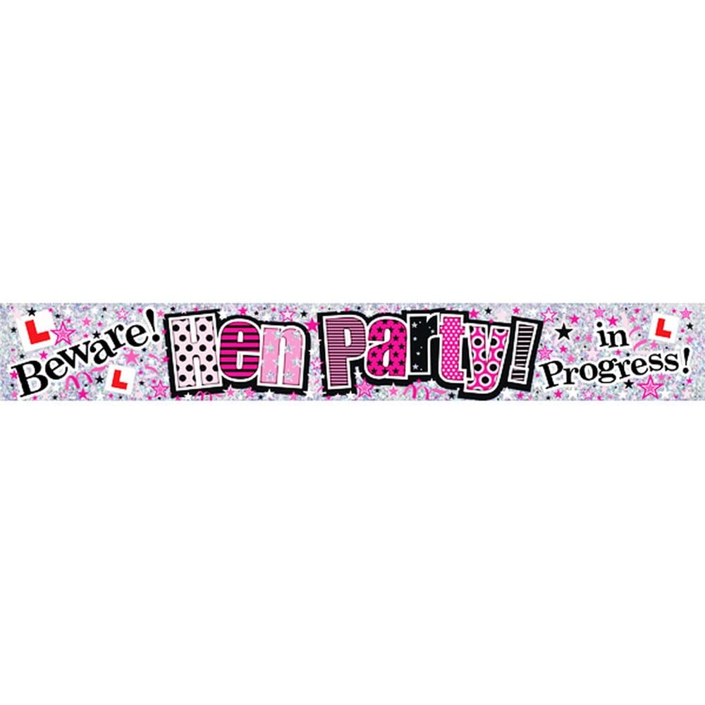 Simon Elvin Hen Night Foil Party Banner