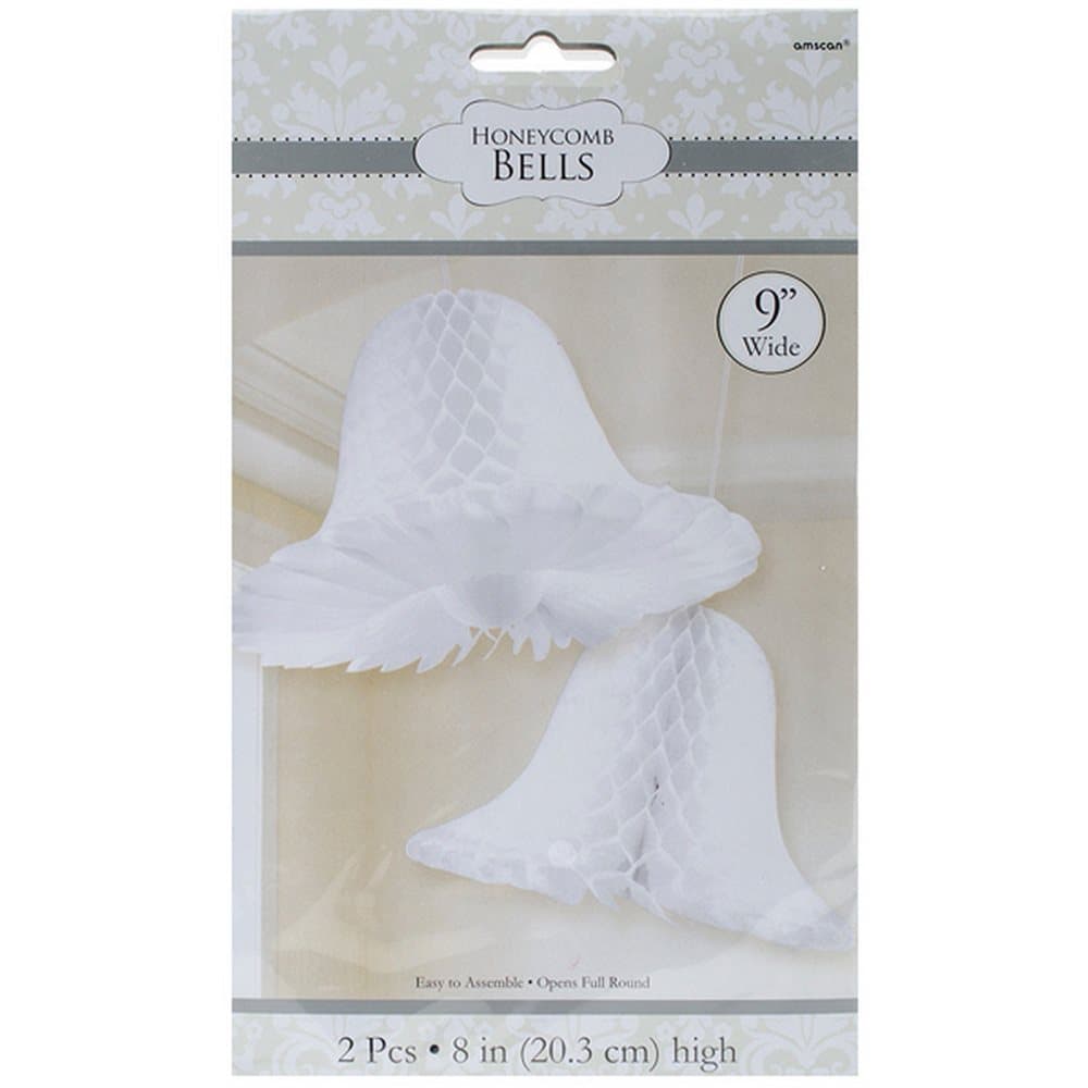 Amscan Wedding Bridal Bells Honeycomb Trimmer (Pack Of 2)