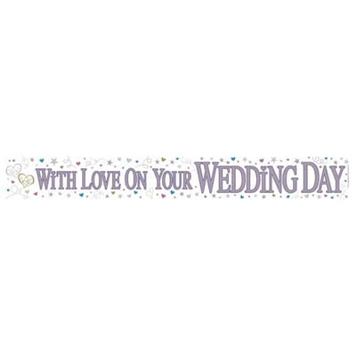 Expression Factory Wedding Day Holographic Foil Banner