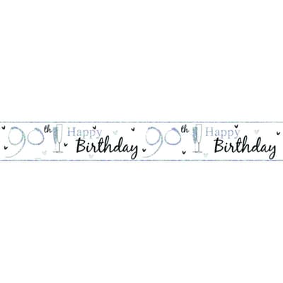 Simon Elvin Happy 90th Birthday Foil Banner