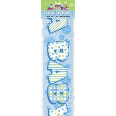Unique Party Baby Boy Banner