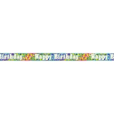 Unique Party Stars Happy Birthday Banner