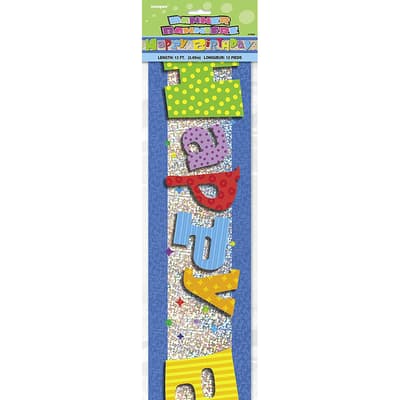 Unique Party Wacky Happy Birthday Banner
