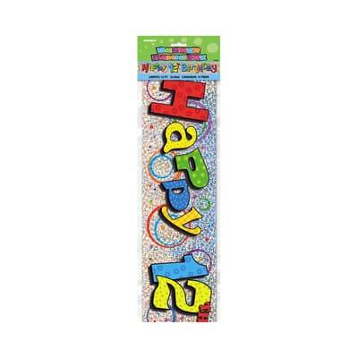 Unique Party Happy 12th Birthday Banner