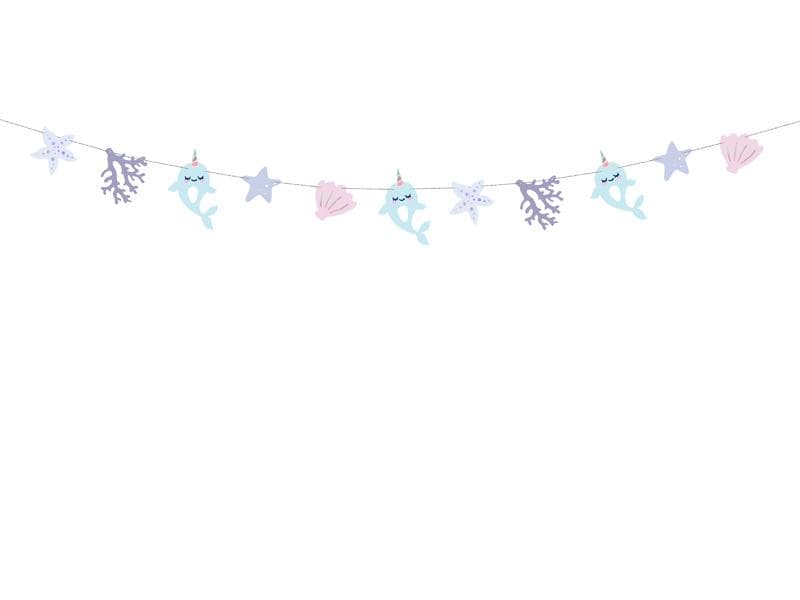 Girlang Backdrop Havstema - Narwal Kalas
