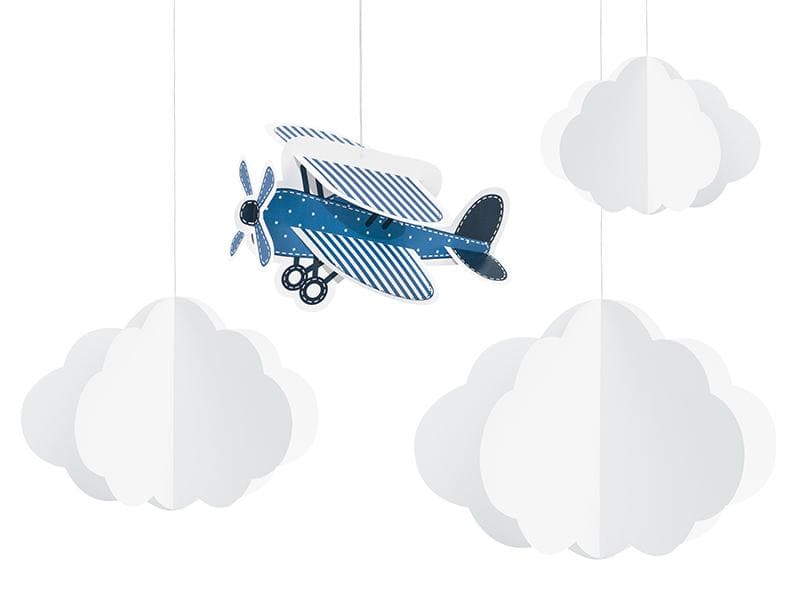 Hängande dekorationer Flygplan Moln - Little Plane