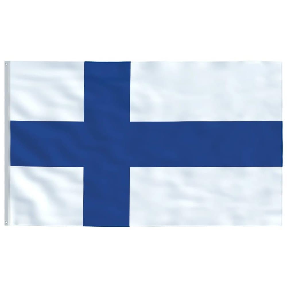 vidaXL Suomen lippu 90x150 cm