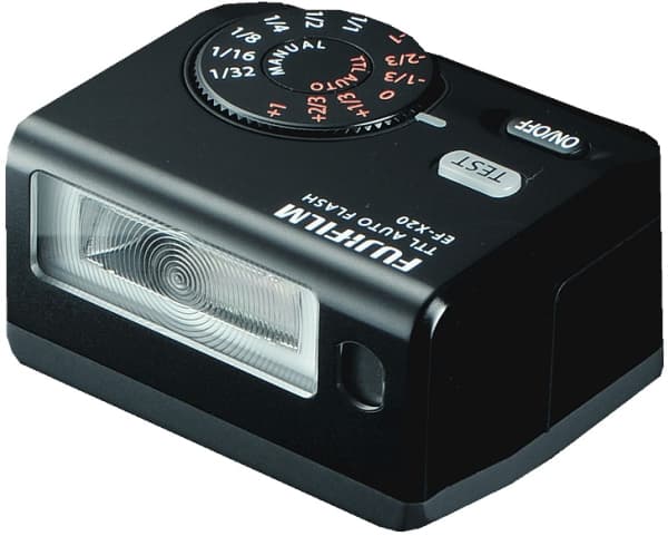 Fujifilm EF-X20 - Blixt med blixtsko - 20 (m) - för GFX 100, 50; X Series X100, X-A5, X-E3, X-H1, X-Pro3, X-T100, X-T200, X-T3, X-T30, X-T4
