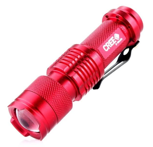 MINI CREE Q5  ficklampa  2000 Lumens  ZOOMBAR  WATERPROOF