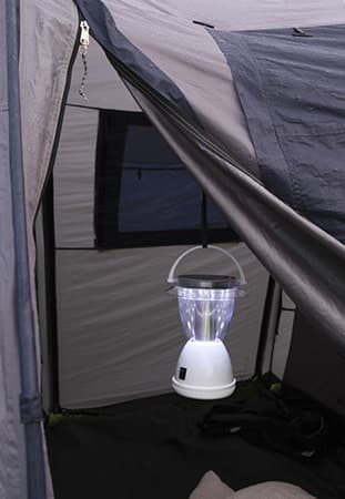 Solenergi Campinglykta Vit