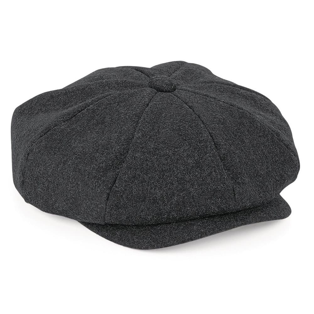 Beechfield Unisex Adults Melton Wool Baker Boy Cap
