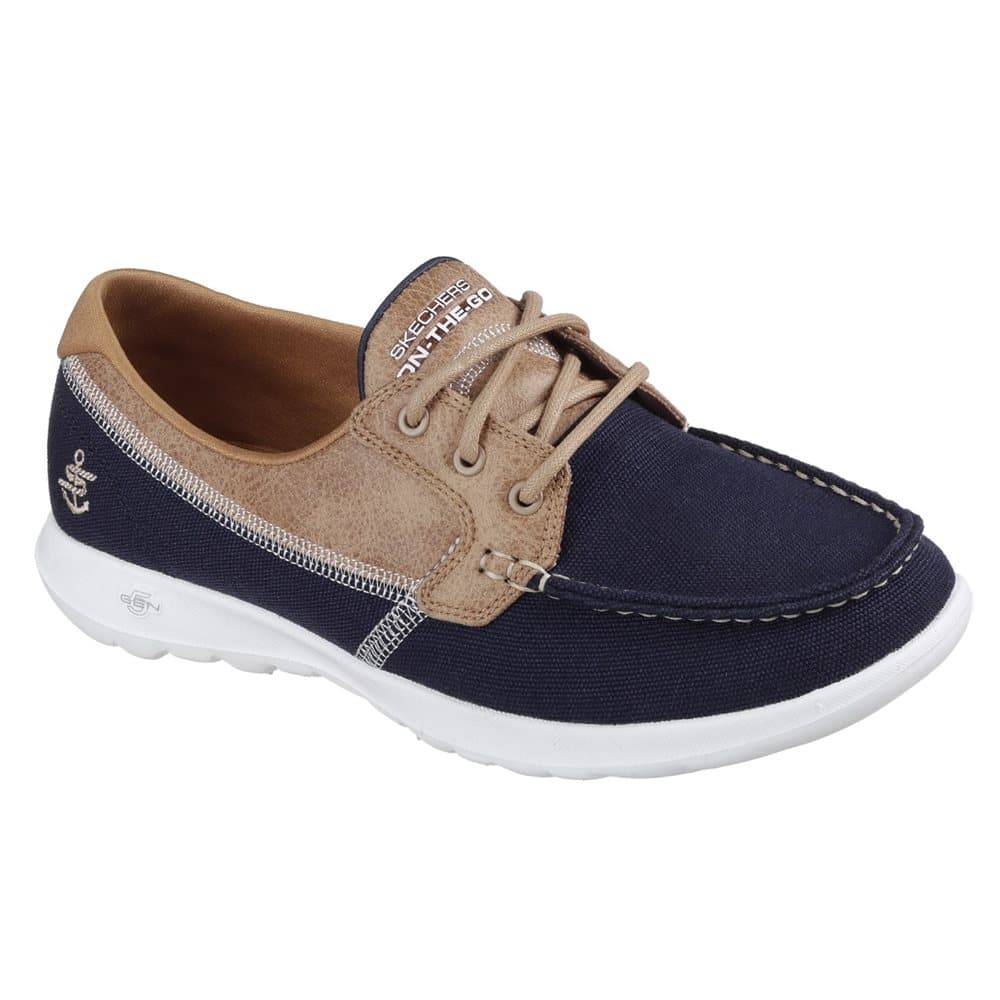 Skechers Womens/Ladies GOwalk Lite Coral Boat Shoes