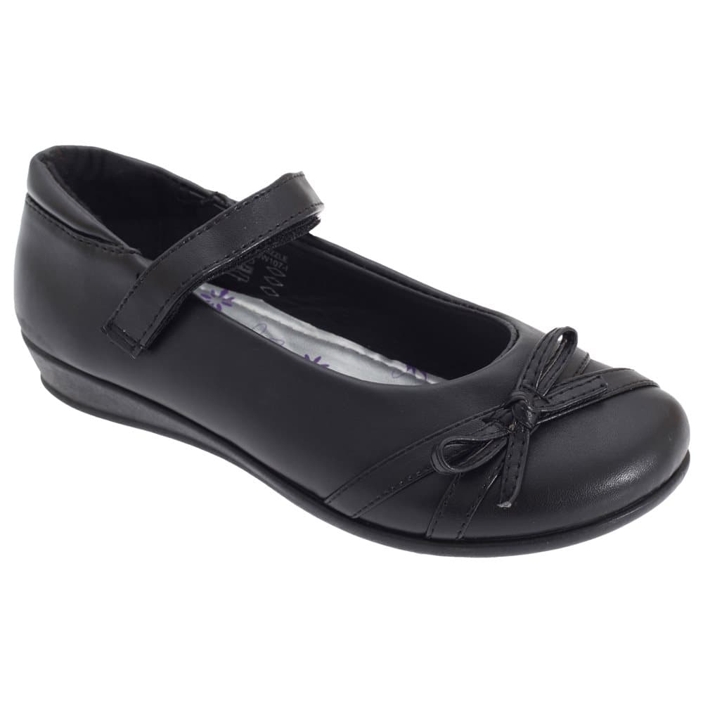 US Brass Girls Drizzle Touch Fastening Return Bar Shoes
