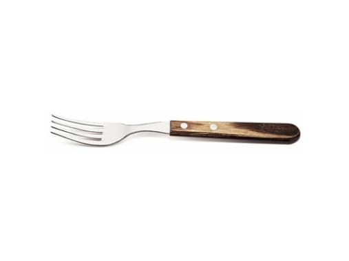 Grillgaffel Jumbo XXL Tramontina 21.6 cm Rustfri stål/Mørk træ,10 pk x 12 stk/krt